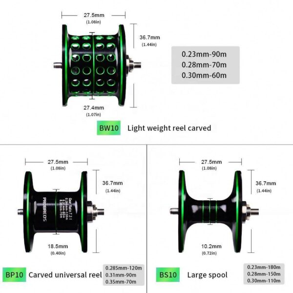 Magnetic Brake System Baitcaster Fishing Reel