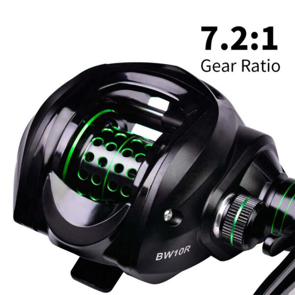 Magnetic Brake System Baitcaster Fishing Reel