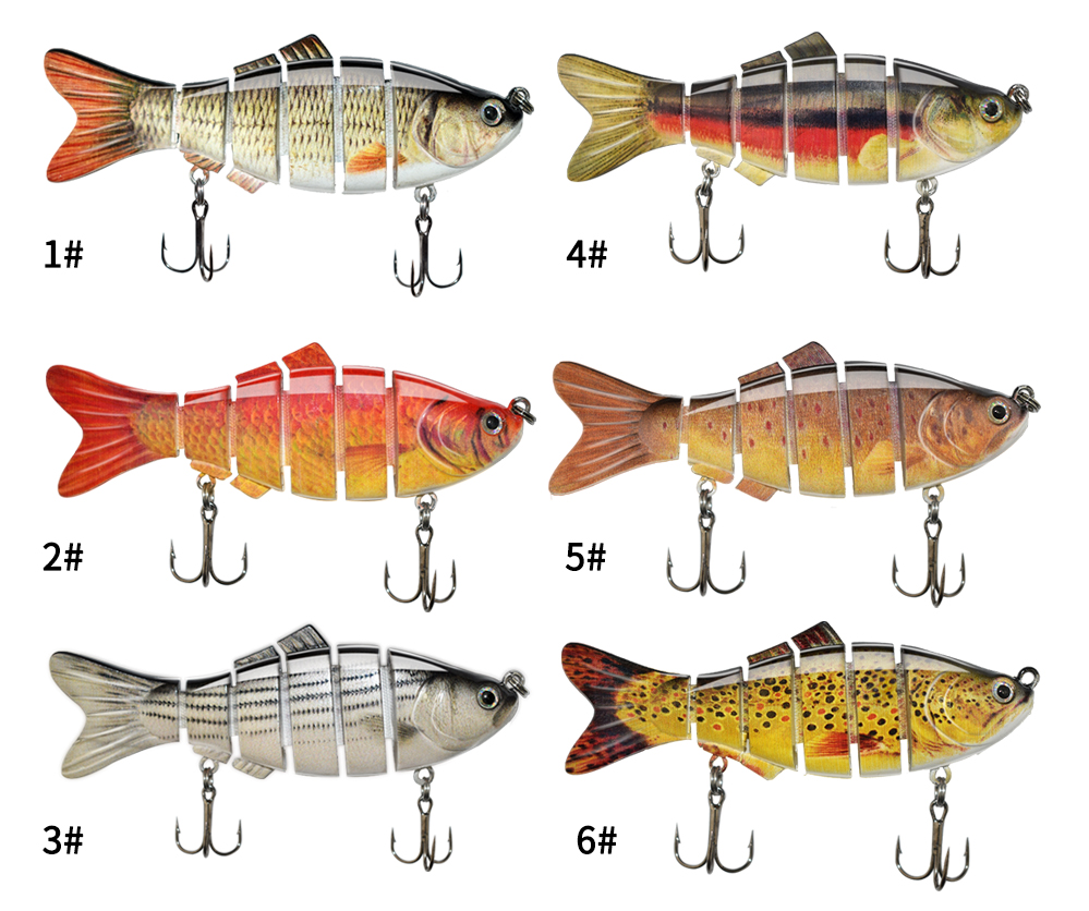 Multi Jointed Fishing Lures Detail