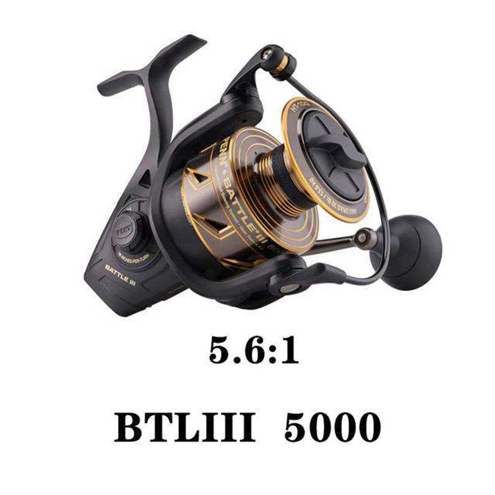 PENN Battle III BTL Full Metal Body 4000 6000 Saltwater Big Game Spinning  Fishing Reel - Zennison Outdoor